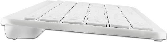 Image du produit Delock Clavier USB 2,4 GHz sans fil blanc (plat) (DE, Filaire)