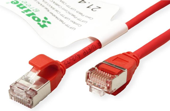Actual product image Roline U/FTP patch cable Cat.6A (Class EA), LSOH, slim (U/FTP, CAT6a, 5 m)