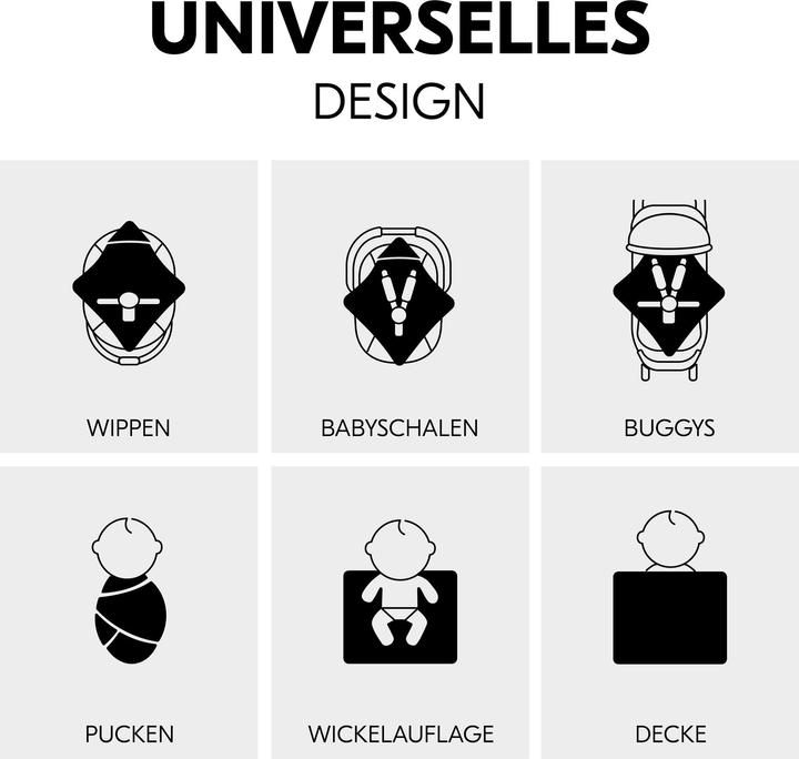 Image du produit Hauck Couverture douillette (75 x 75 cm)