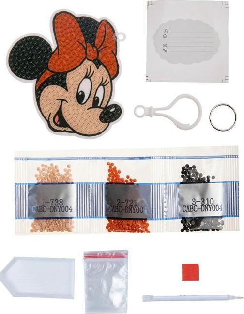 Actual product image Craft Buddy Minnie Mouse, Crystal Art backpack pendant