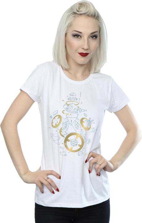 Image du produit Star Wars - T-shirt THE LAST JEDI BB-8 DECONSTRUCTED - Femme (XL)