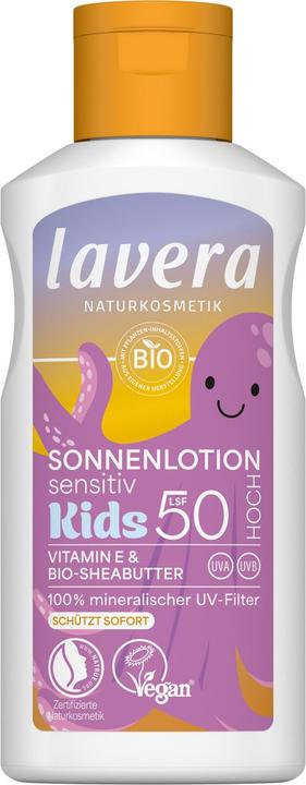 Image du produit Lavera Sonnenlotion KIDS sensitiv LSF50 Flasche 100 ml (Lotion solaire, SPF 50, 100 ml)