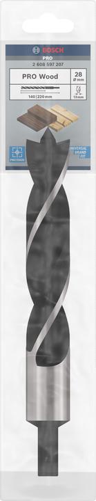 Produktbild Bosch Professional Zubehör PRO Wood Holzspiralbohrer, 28 x 160 x 220 mm (13 mm)