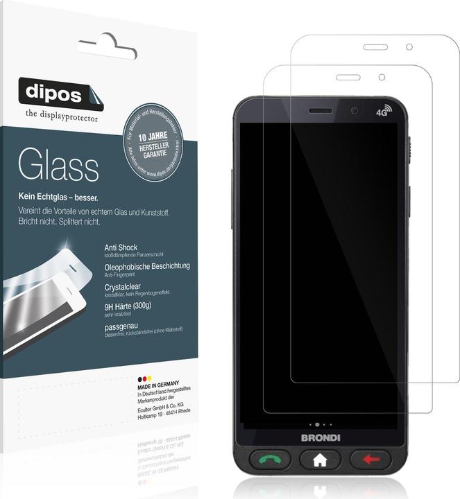 Produktbild Dipos Anti-Shock Displayschutz 9H (1 Stück, Brondi Amico)