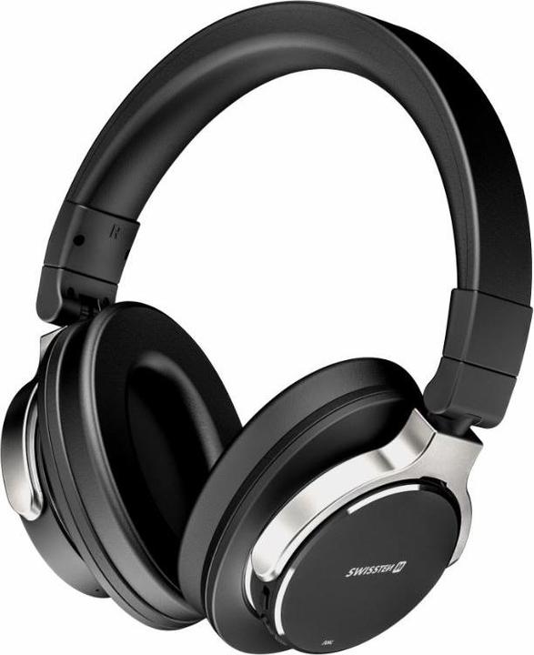 Actual product image Swissten Stereo Headphones Jumbo Anc Black (ANC, 8 h, Wireless)