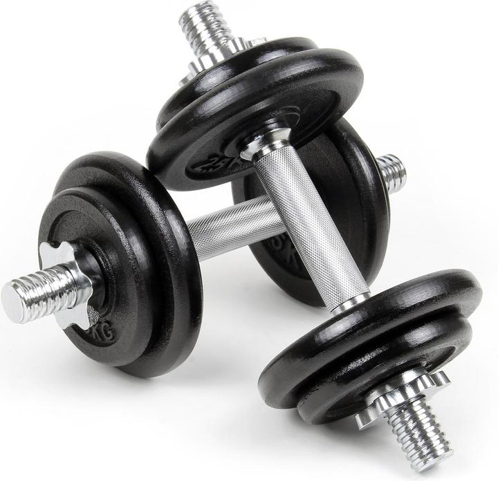 Luxtri Kurzhantel Set 20 kg Koffer Hantel Hantelset Training Gewichte Zuhause (4 x 1.25 kg)