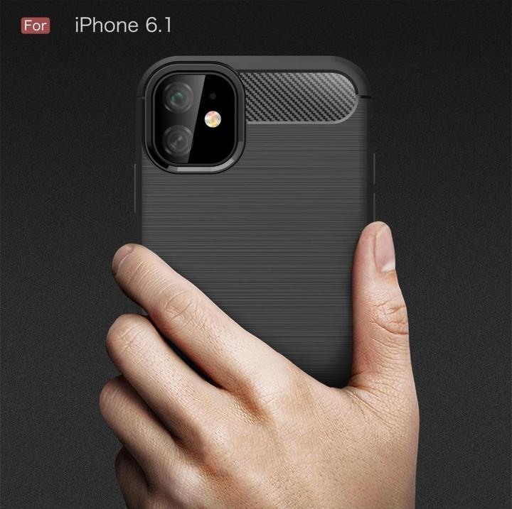 Actual product image Screenguard Carbon Brushed Case (Apple iPhone 11)