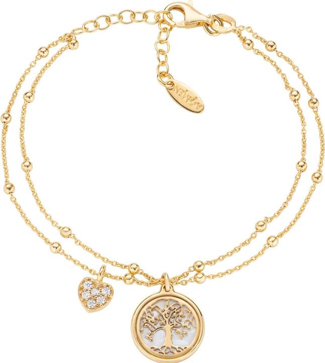 Produktbild Amen Tree of Life and Heart Armband (19 cm, Silber 925)