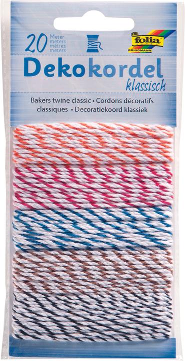 Actual product image Magni Deco cord classic, 20m 2colour,5 colours per card (Gift ribbon, 5 x)