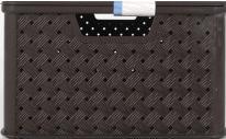 Actual product image Tontarelli Storage box with lid 13 L plastic (33 X 29 x 16 cm) Colour: Black (13 l)
