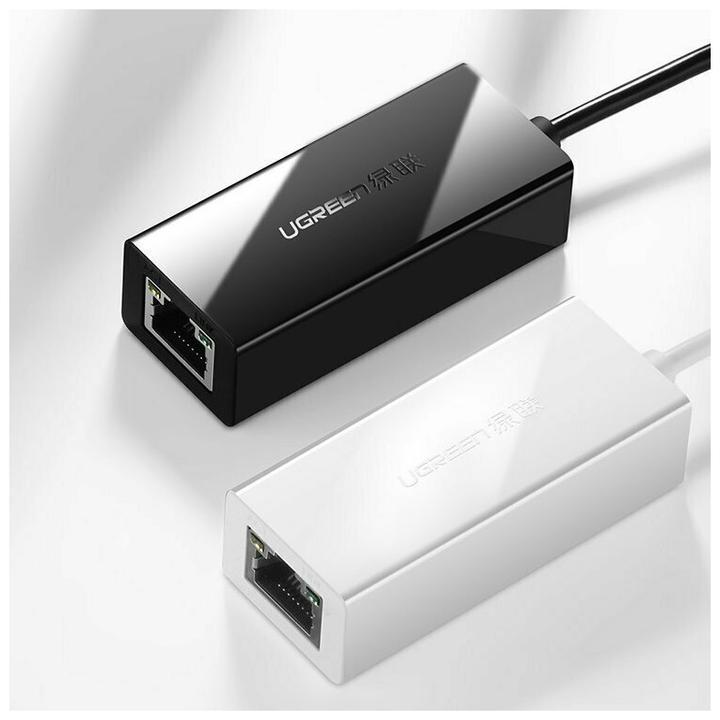 Actual product image Ugreen USB-A 2.0 to 100Mbps Ethernet Adapter (USB 2.0, RJ45 (1x))