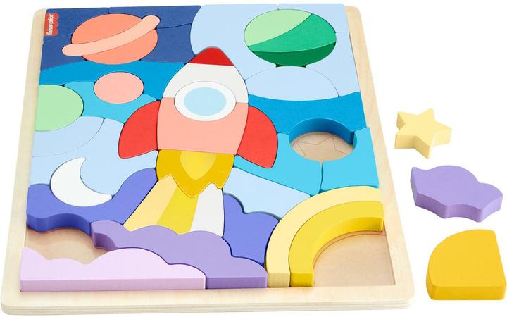 Produktbild Fisher-Price Weltraum Holz-Puzzle (42 Teile)
