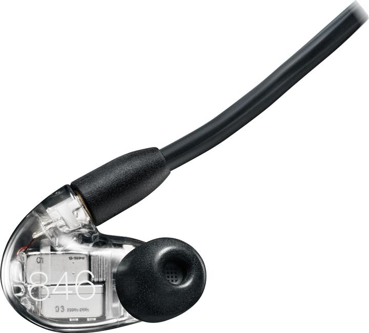 Image du produit Shure Écouteurs intra-auriculaires SE846 2ème génération - Transparent (pas de réduction du bruit, Filaire)
