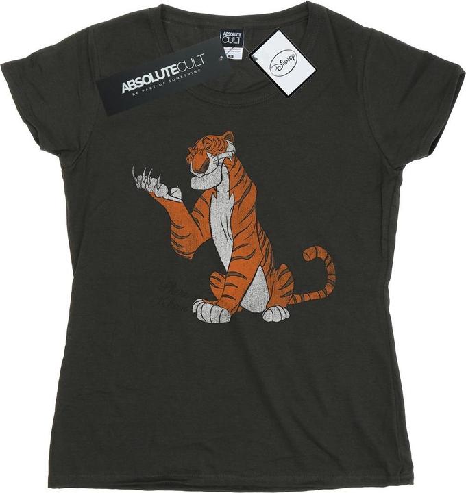 Actual product image Disney Womens/Ladies The Jungle Book Classic Shere Khan Cotton T-Shirt (XXL)