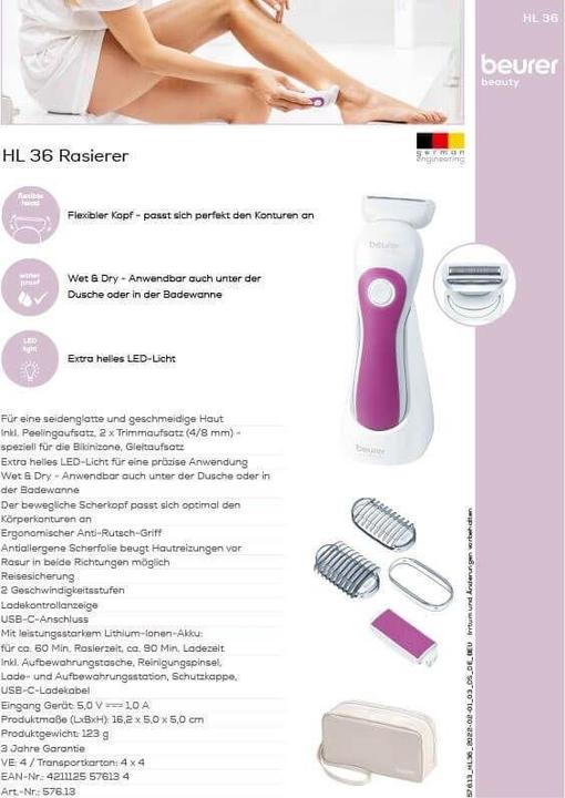 Produktbild Beurer HL 36