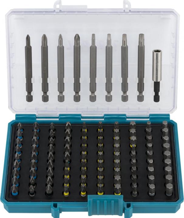 Actual product image Makita Bit set (Hexagon socket TX M15, Hexagon socket TX M20, Hexagon socket TX M30, Cross Phillips PH M1, Cross Phillips PH M2, Hexagon socket TX M25, Hexagon socket TX M40, Cross Pozidriv PZ M1, Cross Pozidriv PZ M2, Cross Phillips PH M3, Cross Pozidriv PZ M3, Cross Pozidriv PZ 1/6", Hexagon socket TX 30/5")
