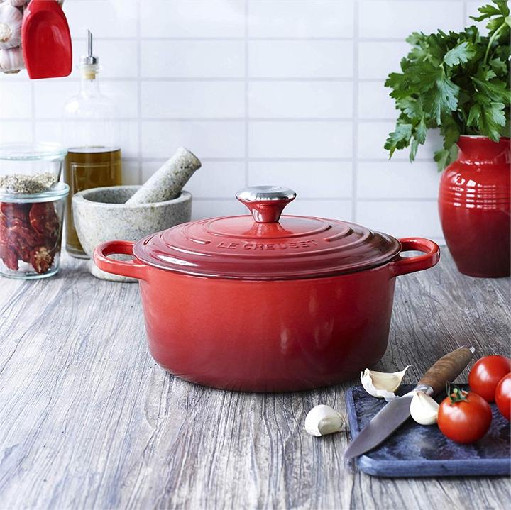 Produktbild Le Creuset Signature (20 cm, Bräter + Schmortopf, Gusseisen)