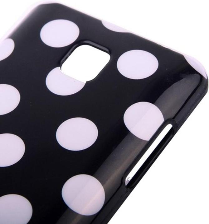 Produktbild König Design Schutzhülle TPU Punkte Case für Handy LG Optimus L3 II / E430 (Optimus L3)