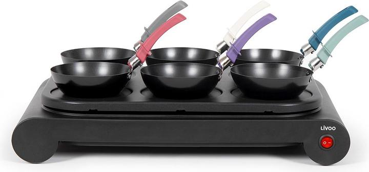 Immagine prodotto Livoo Set mini woks, crepiera e grill (Spina UE)