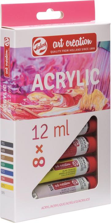 Image du produit Talens Kit de peinture acrylique 8x12ml (Multicolore, 12 ml)