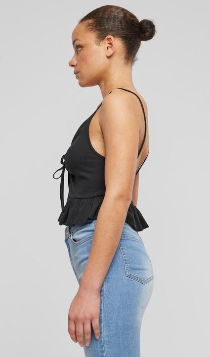 Immagine prodotto Urban Classics Top con volant in piqué Waffle da donna - 137877 (XXL)