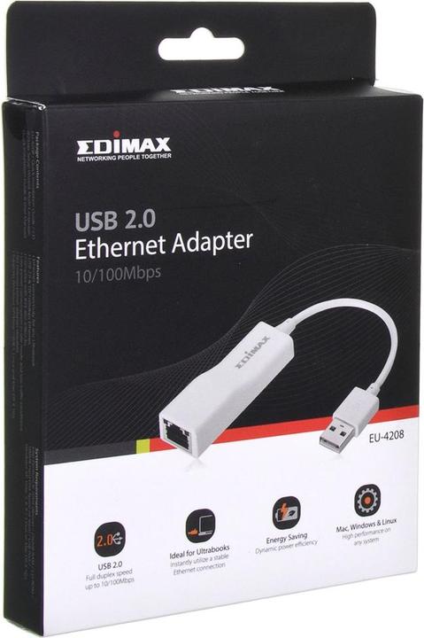 Produktbild edimax Eu-4208 (USB 2.0, RJ45 (1x))