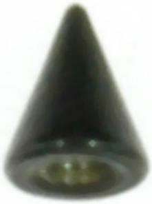 Produktbild Bijouteria 1.2mm Piercingverschluss (PVD Beschichtung (schwarz), Chirurgenstahl 316L)