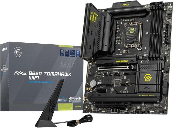 Image du produit MSI MAG B860 TOMAHAWK WIFI (LGA 1851, Intel B860, ATX)