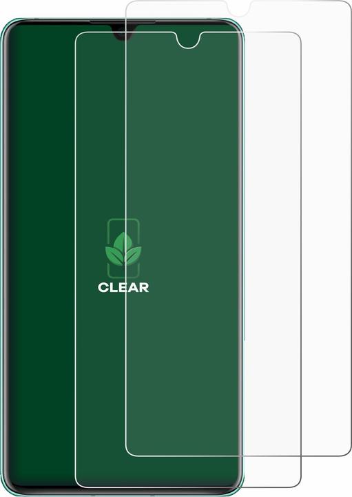 Actual product image ScreenLeaf Protective film sustainable screen protector screen protector film clear transparent (2 Piece, Huawei P30)