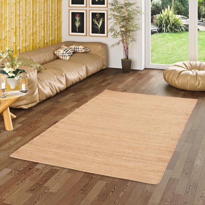Produktbild Pergamon Naturfaser Teppich Jute Salsa Uni (80 x 150 cm)