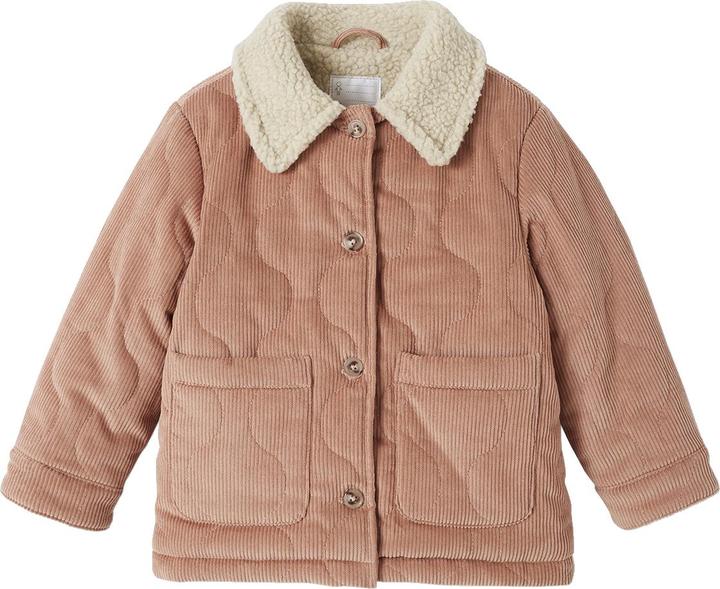 Vertbaudet Mädchen Cordjacke mit Fleecefutter