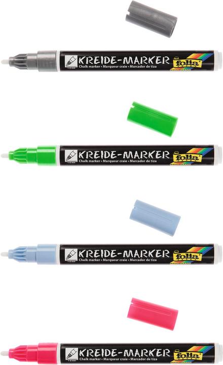 Actual product image Folia Chalk marker (Multicoloured, 2 mm, 5 x)