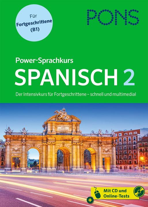 Immagine prodotto Power-Sprachkurs Spanisch 2 (Tedesco, PONS, 2020)