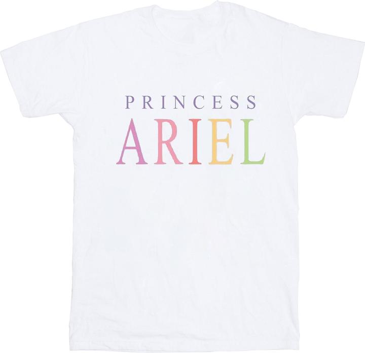 Actual product image Disney Womens/Ladies The Little Mermaid Ariel Graphic Cotton Boyfriend T-Shirt (L)