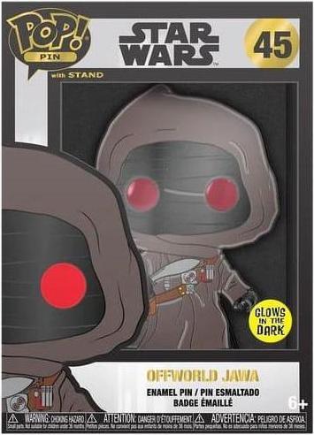 Actual product image Funko Star Wars Loungefly POP! pin badge Offworld Jawa 10 cm