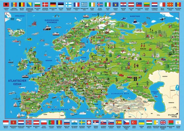 Actual product image Schmidt Spiele Discover Europe (500 pieces)