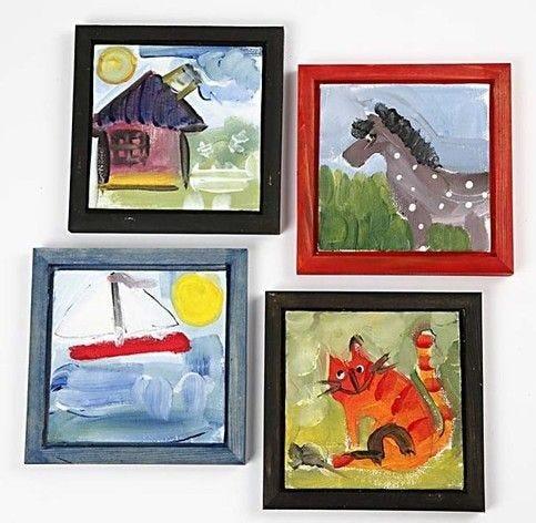 Actual product image Creativ Company Canvas panel Wit 280gr, 10x10cm (10 x 10 cm)
