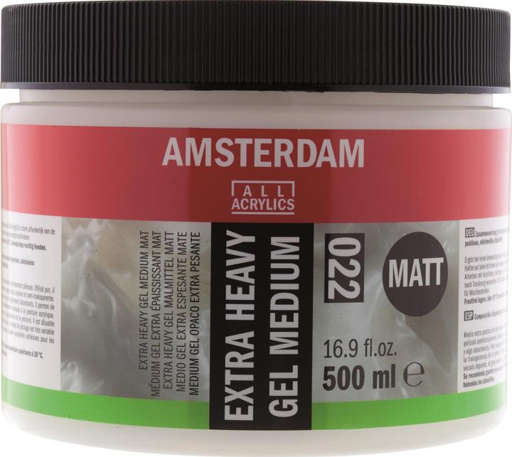 Produktbild Amsterdam Extra Heavy Gel Malmittel matt 022 500ML