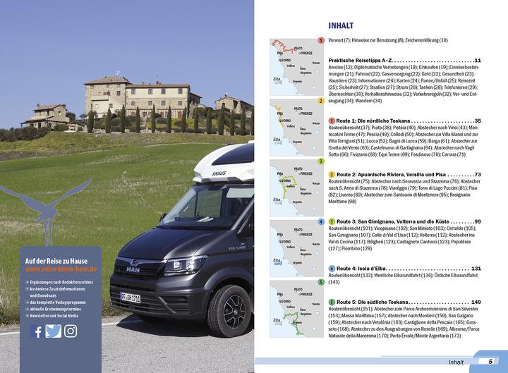 Immagine prodotto Wohnmobil-Tourguide Toskana und Elba (Tedesco, Gaby Gölz, 2022)