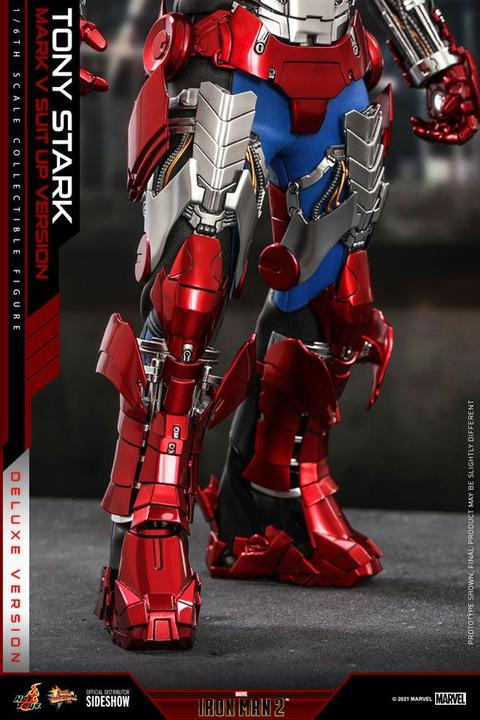 Immagine prodotto Hot Toys Movie Masterpiece 1/6 Tony Stark (versione con tuta del marchio V) Deluxe