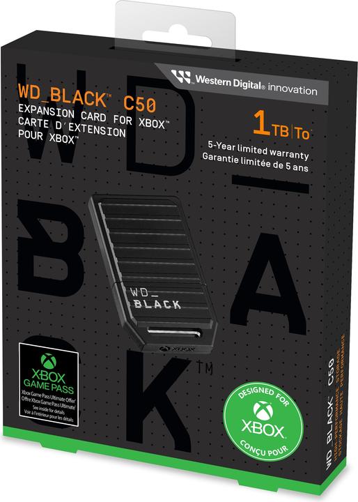Productafbeelding WD Black C50 Expansion Card for Xbox (1000 GB)