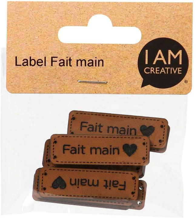 Immagine prodotto Lalana Ciondolo Label Fait main 4,3 x 1,3 cm, 10 pezzi (Materiale sintetico)