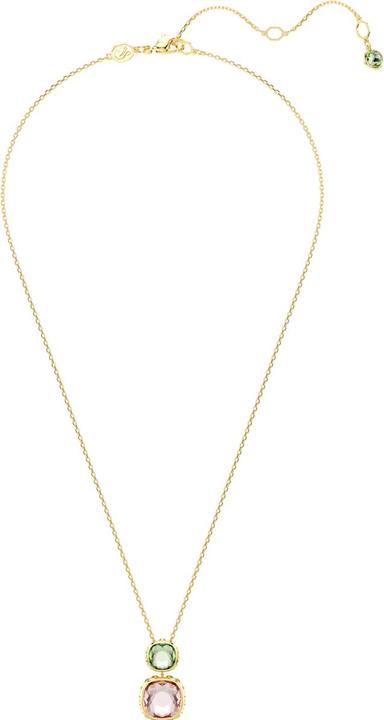 Image du produit Swarovski Chroma Halskette Kissenschliff Mehrfarbig Gold (Métal Swarovski)