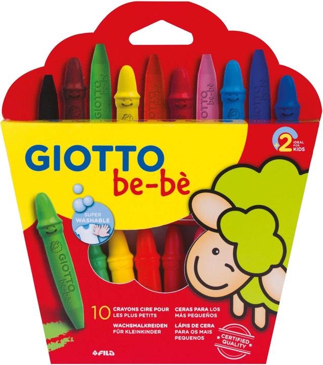 Actual product image Giotto Super wax crayon (Multicoloured, 10 x)