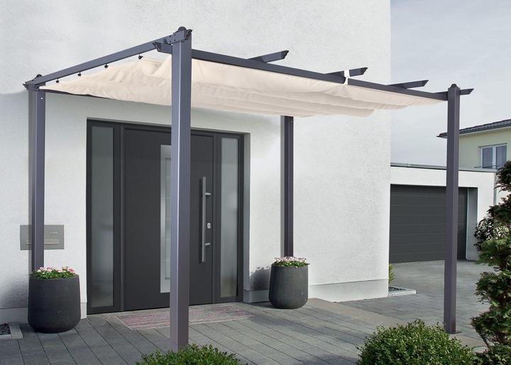 Immagine prodotto Jet-Line Padiglione Luxor antracite-beige 4x3 m (400 cm, 300 cm)