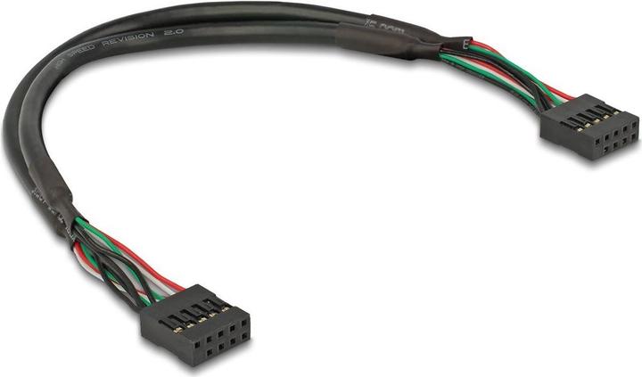Produktbild Delock Kabel USB 2.0 Pfostenbuchse 2,54 mm 10 Pin zu USB 2.0 (0.25 m)