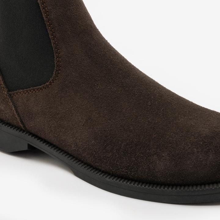 Image du produit Caperlan Boots équitation croute de cuir junior - 500 marron (33)