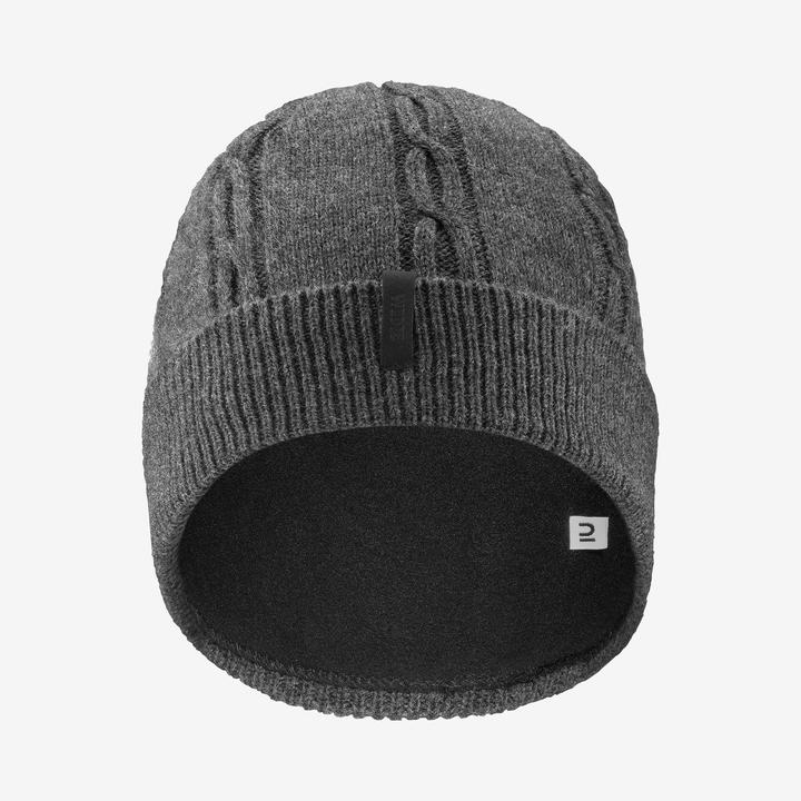 Image du produit Wedze Bonnet torsadé laine adulte - gris