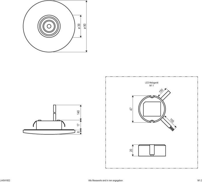Immagine prodotto EVN-Lichttechnik Apparecchio da incasso a soffitto a LED (380 lm)