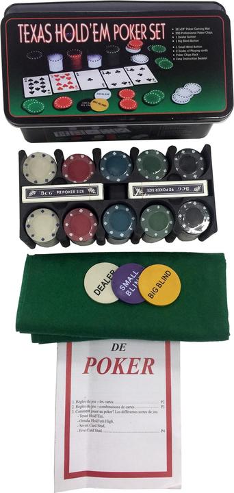 Actual product image NoName Texas Hold‘em Poker Set (English, German, French, Italian)